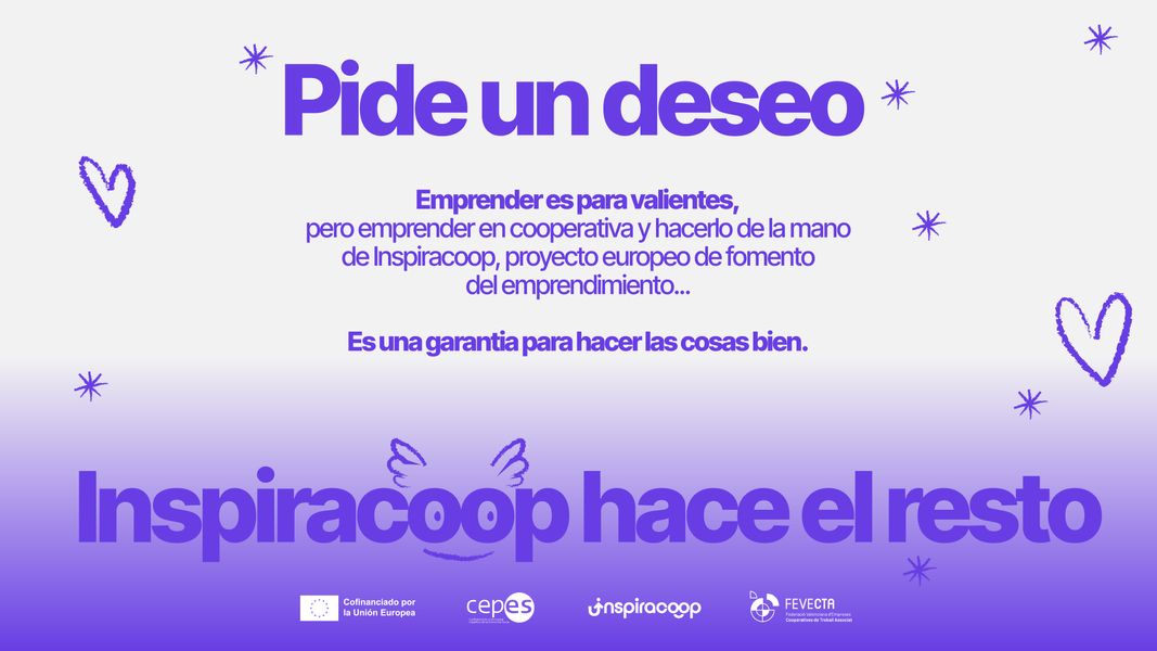3ª convocatoria de proyectos de emprendimiento en clave cooperativa del programa InspiraCoop 